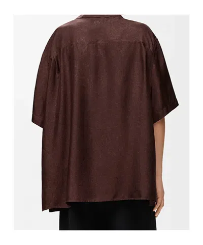 Loewe Albers Bowling Shirt Shirts Multicolor In Brown