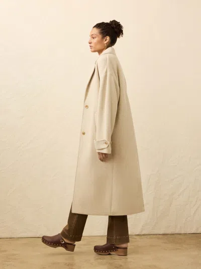 Faherty Atlantic Knit Coat In Brown