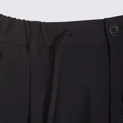 Herno Trousers With Back Pockets And Button Detail In Multi