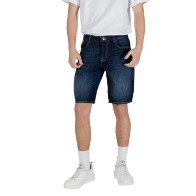 Armani Exchange Cropped Jeans In Blue
