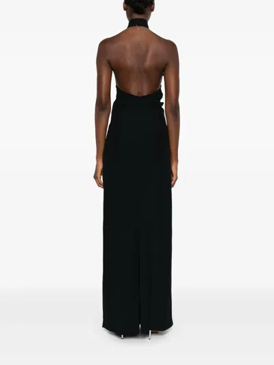 Viktor & Rolf Jabot-collar Gown In Black