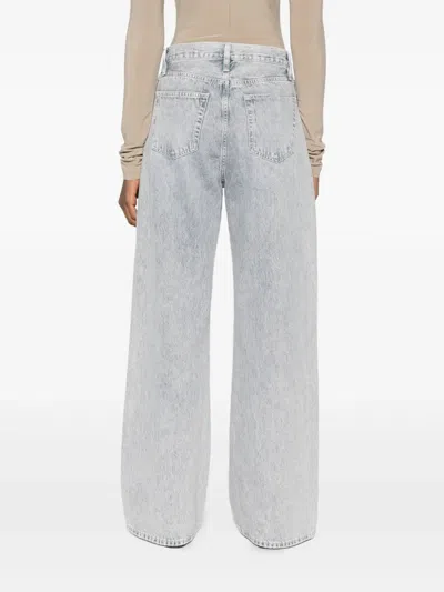 Frame Light Grey The Loose Jeans In Multi