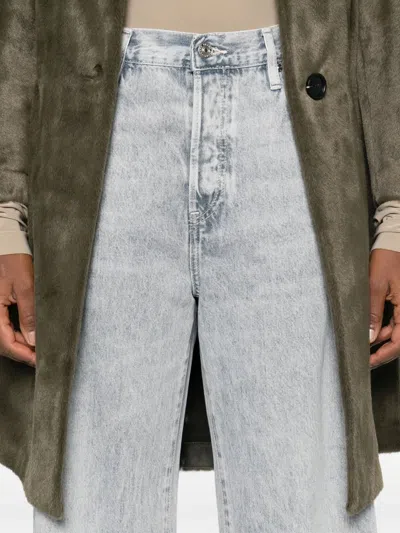 Frame Light Grey The Loose Jeans In Multi