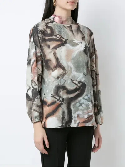 Olympiah Hipismo Printed Blouse In Multi