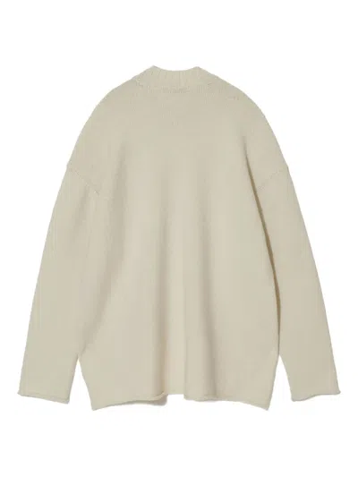 Undercover Asymmetric Hem Graphic Print Sweater In Multi