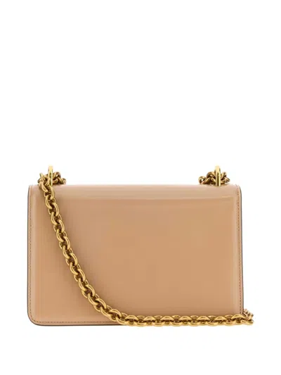 Valentino Vain Small Vlogo Leather Shoulder Bag In Pink