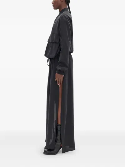 Ann Demeulemeester Olena Wrap Deconstructed Blazer In Black