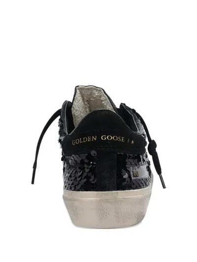 Golden Goose Synthetic Fabric And Leather Running Sneakers In Black