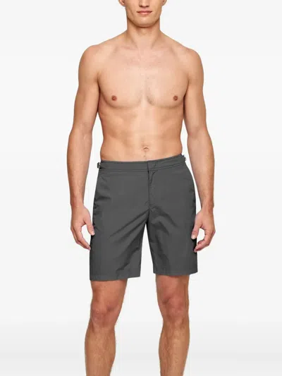 Orlebar Brown Dane Ii Swim Shorts In Gray