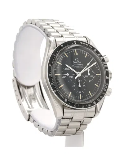 Pre-owned Omega Speedmaster 42mm In Silver
