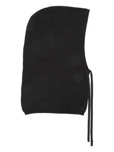 P.a.r.o.s.h Fine-knit Balaclava In Black
