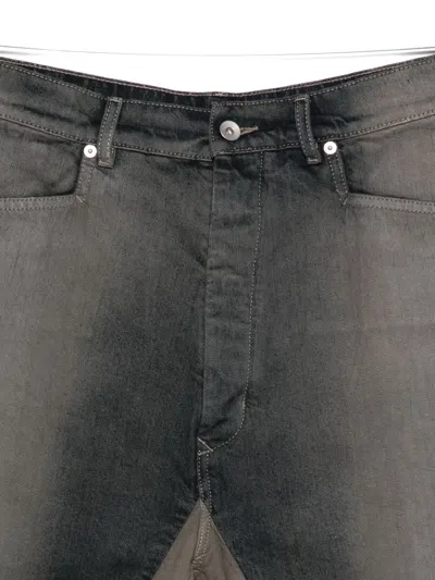 Rick Owens Slivered Midi Skirt In Gray