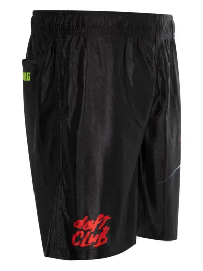 Pleasures X Daft Punk Graphic Track Shorts In Black