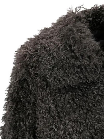 Stand Studio Zaylee Zip-up Oversized Jacket In Black