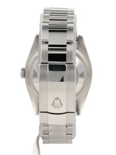 Pre-owned Rolex Datejust 36mm In Silver