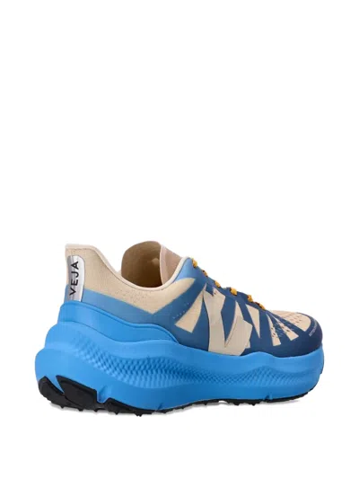 Veja Blue Lace-up Sneakers In Blue