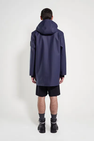 Stutterheim Men's Raincoat In Blue