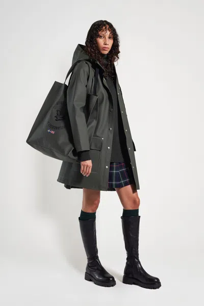 Stutterheim Women's Raincoat In Green