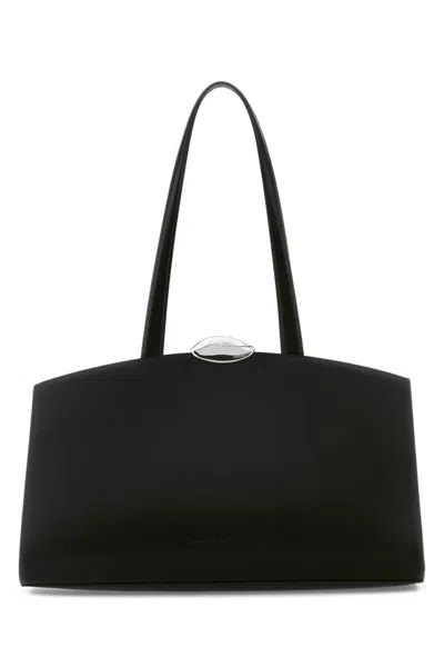 Benedetta Bruzziches Borsa Shopping Serena In Pelle Nera  Donna In Black
