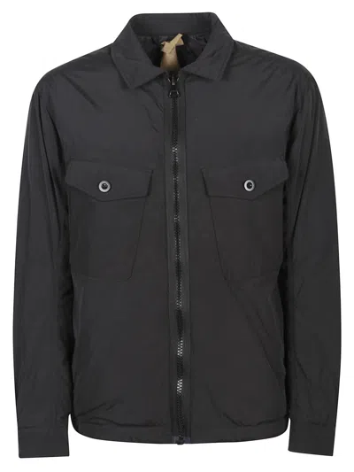 Ten C Tailored Mid-layer Jacket With Minimalist Design In Black