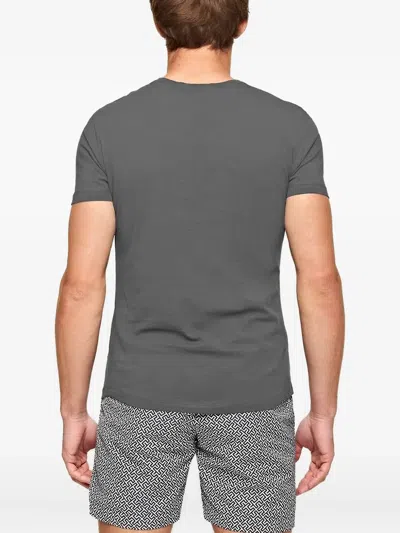 Orlebar Brown Crew-neck Short-sleeve T-shirt In Gray