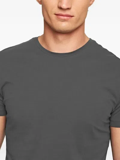 Orlebar Brown Crew-neck Short-sleeve T-shirt In Gray