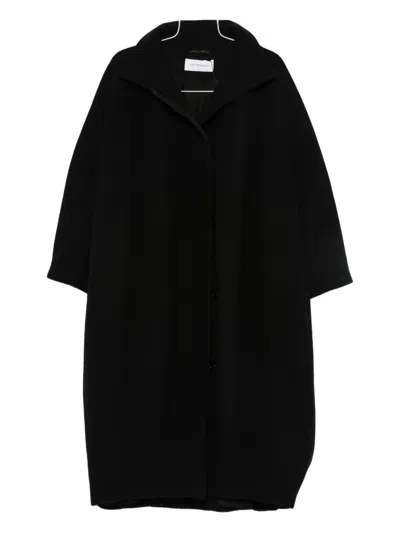 Viktor & Rolf Wool Oversize Coat In Black