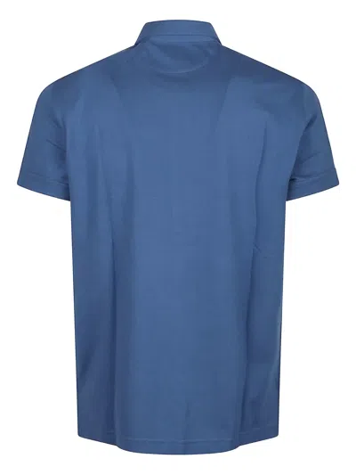 Tom Ford Chest-pocket Cotton Polo Shirt In Blue