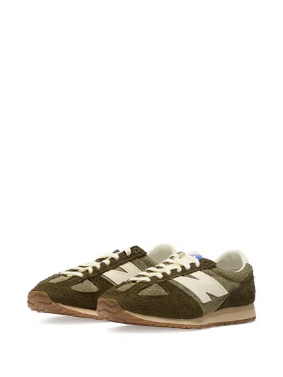 New Balance 471 Suede-leather Sneakers In Green