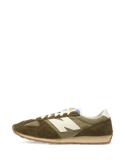 New Balance 471 Suede-leather Sneakers In Green