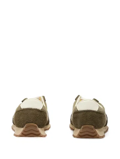 New Balance 471 Suede-leather Sneakers In Green