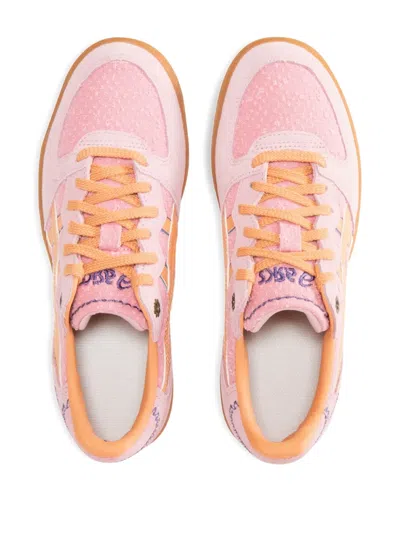 Asics Skyhand Lace-up Sneakers In Pink