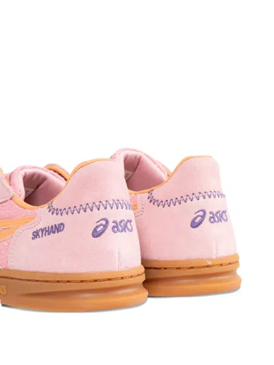 Asics Skyhand Lace-up Sneakers In Pink