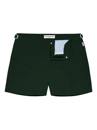 Orlebar Brown Setter Buckled Swim Shorts In Green