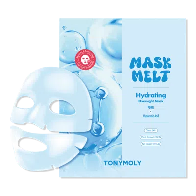 Tonymoly Mask Melt Pdrn + Hyaluronic Acid Overnight Hydrogel Mask In Blue