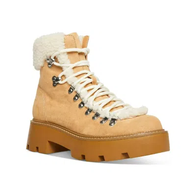 Cool Planet By Steve Madden Cyclonee Winter Boots Womens Tan Leather Jobb059 In Brown