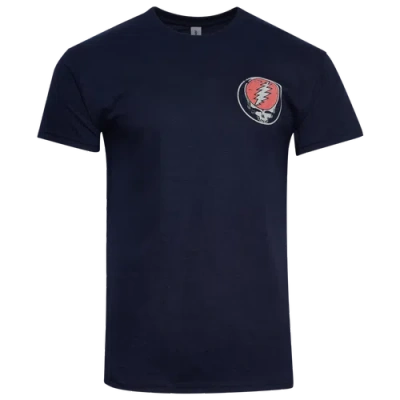 Graphic Tees Mens  Grateful Dead Poster T-shirt In Blue