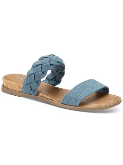 Sun + Stone Women's Easten Double Band Slide Flat Sandals, Created For Macy's In Multi