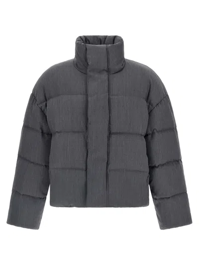Entire Studios Mml Puffer Down Jacket In Gray