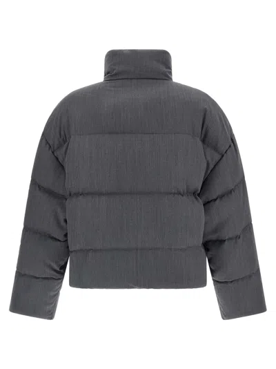 Entire Studios Mml Puffer Down Jacket In Gray