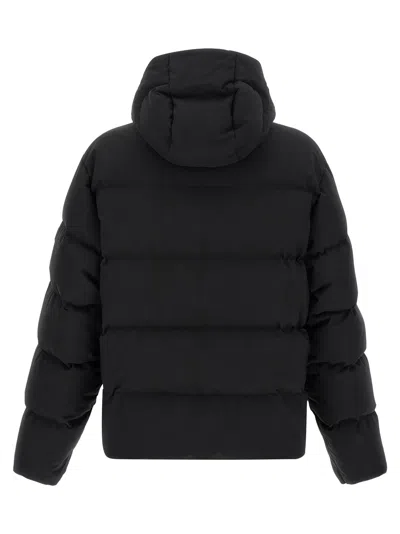 Moncler Black Nylon Fusian Down Jacket In Black