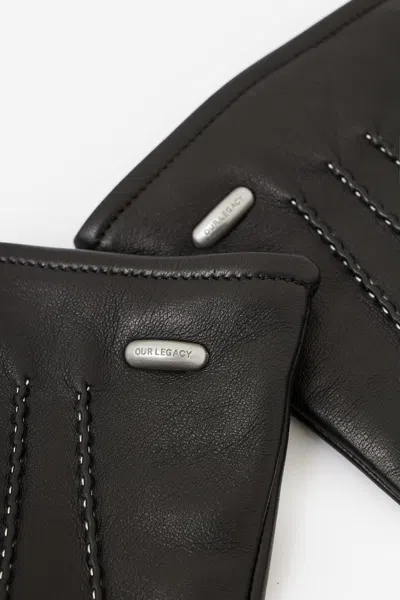 Our Legacy His Gloves Gloves In Black