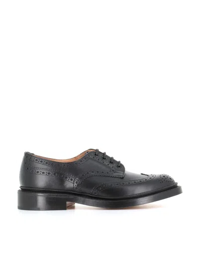 Tricker's Brogues Bourton In Black