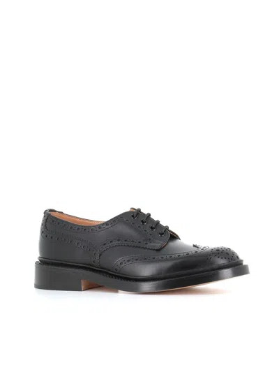 Tricker's Brogues Bourton In Black