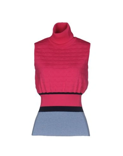 Mary Katrantzou Turtleneck In Fuchsia