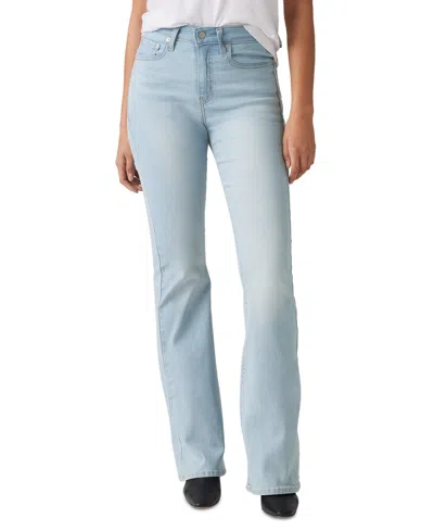 Levi's 726 High-rise Flare Flip Through Flare Jean In Blue