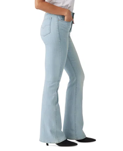 Levi's 726 High-rise Flare Flip Through Flare Jean In Blue