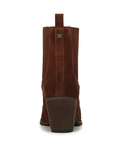 Sam Edelman Women's West Suede Booties In Brown