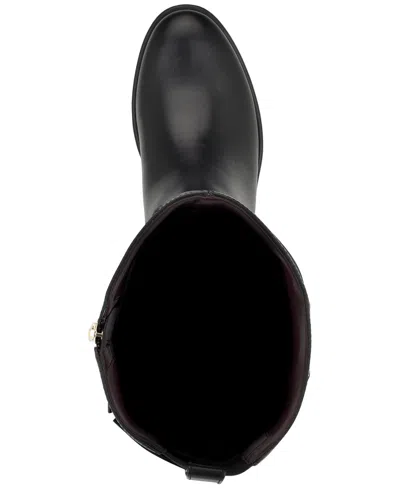 Tommy Hilfiger Women's Iviann Tall Riding Boots In Black