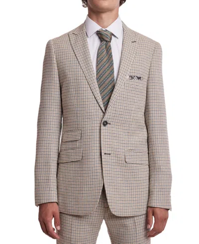 Paisley & Gray Men's Ashton Slim Fit Plaid Jacket In Multi